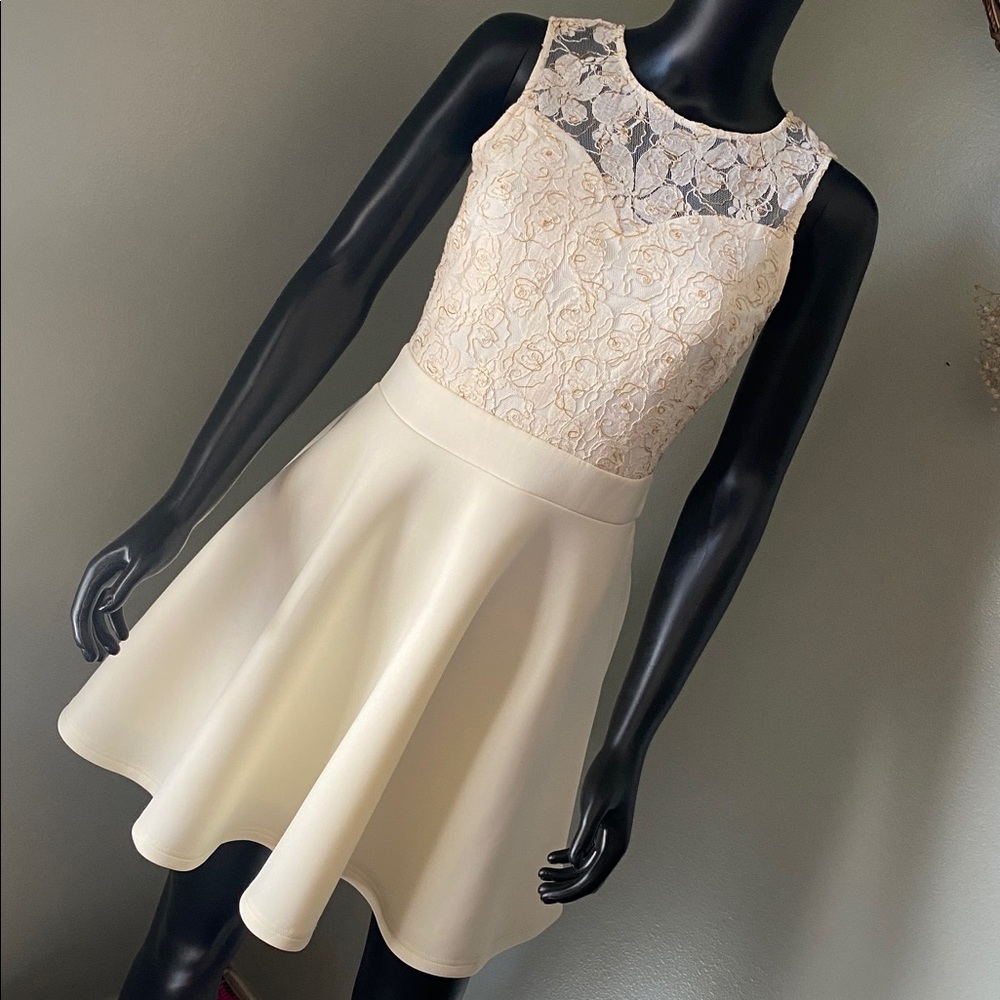 Papaya Ivory Lace Dress NWTs